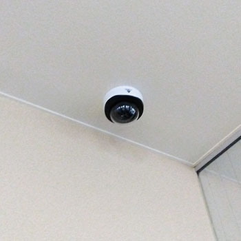 介護施設に設置した監視カメラ