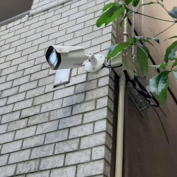 アパートの防犯対策に防犯カメラ