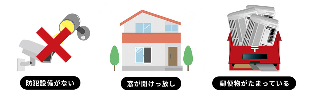 犯罪者に狙われやすい家の特徴