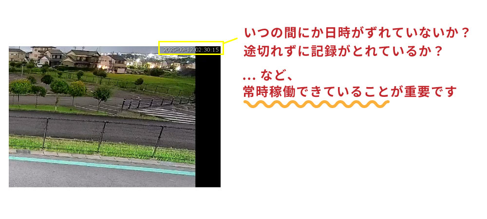 時間のずれがあると証拠不十分になるケースがある