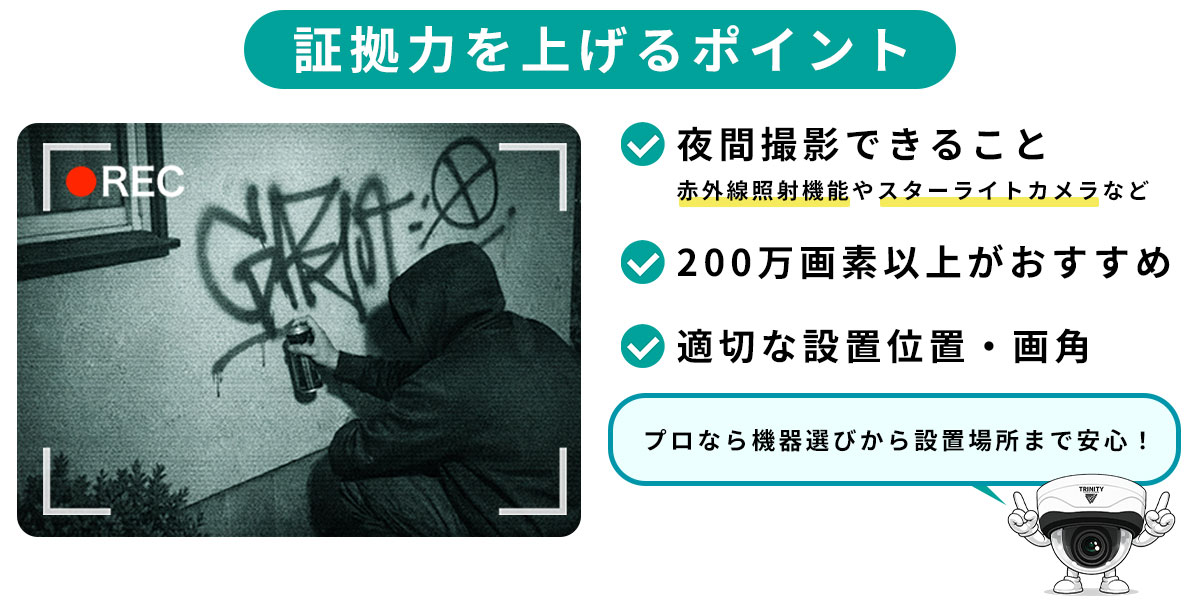 証拠力を上げるポイント