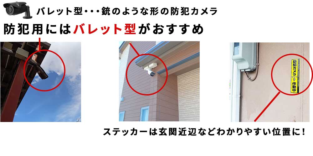 犯罪の抑止・証拠確保に「防犯カメラ」