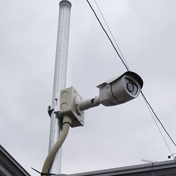 鹿嶋市での防犯カメラ設置イメージ