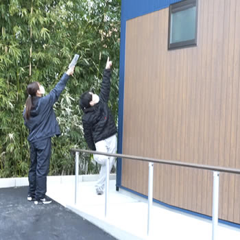 加須市の一軒家で防犯カメラ設置工事