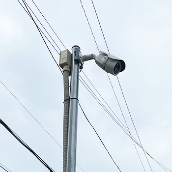 松戸市の防犯カメラ設置工事