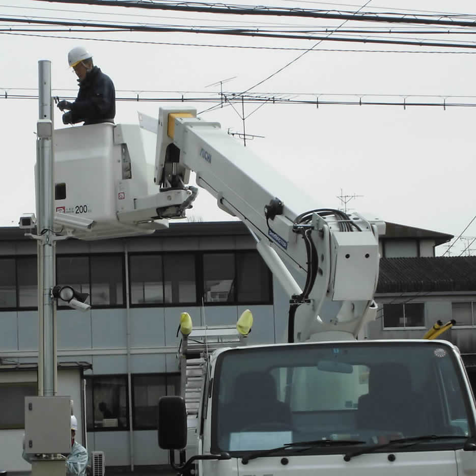 防犯カメラ設置の向き