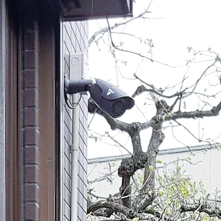 安中市の一軒家の防犯カメラ