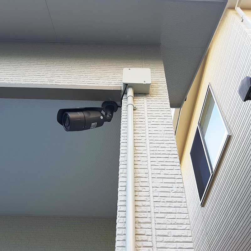羽生市の一軒家で防犯カメラを設置