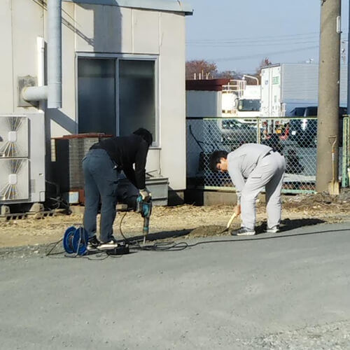 日野市工場の防犯カメラ