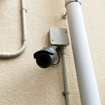 池袋のマンションに設置した防犯カメラ