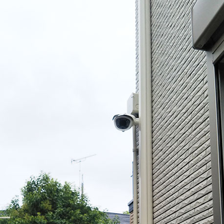 稲敷市にお住まいのお客様の自宅（一軒家）で設置した防犯カメラ