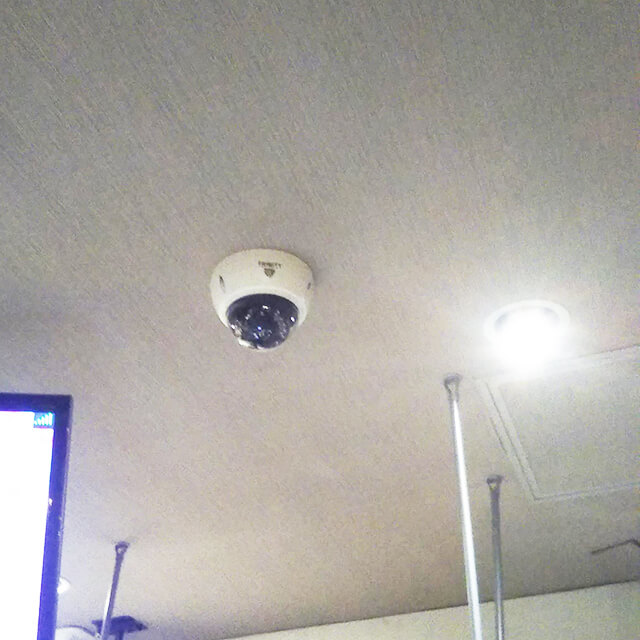 伊勢崎市の飲食店に監視カメラを導入