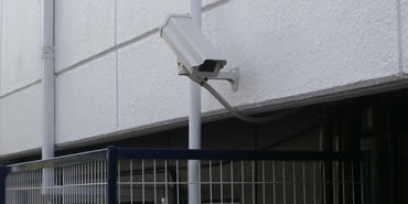 国分寺の幼稚園の外周を防犯カメラで安全強化