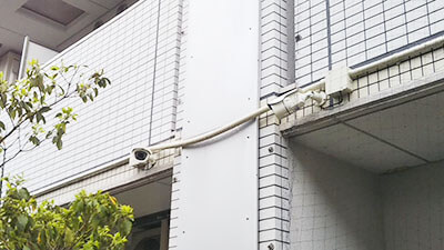 さいたま市のマンションの防犯カメラアップ