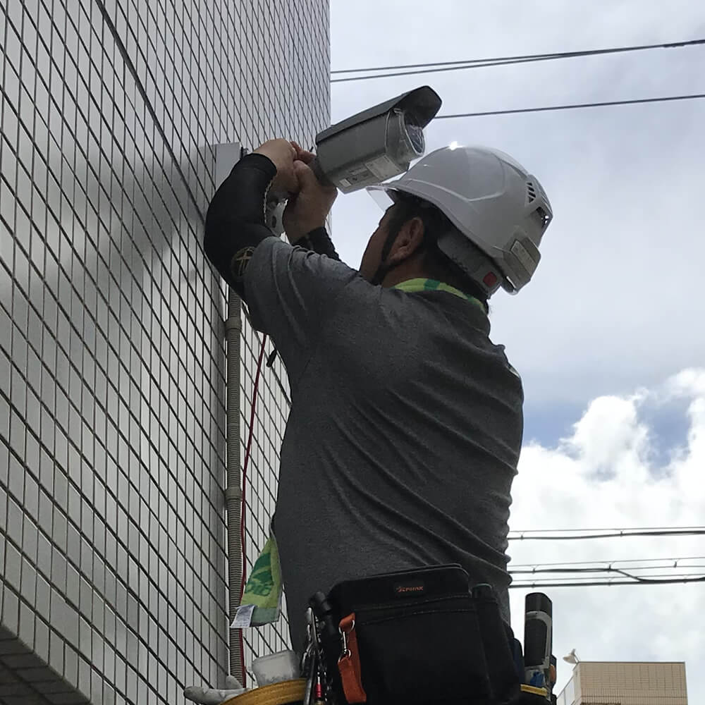 品川区　パナソニック防犯カメラ設置