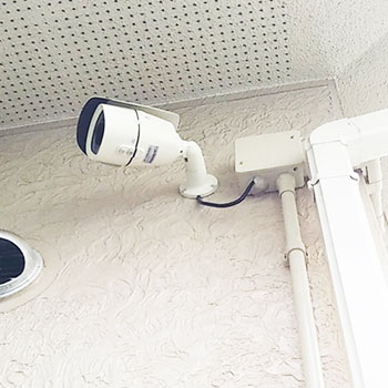 東金市の戸建てに設置した防犯カメラ