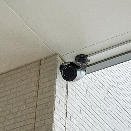 土浦市のお客様自宅にレンタル防犯カメラを設置工事