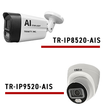 AIスターライトカメラ「TR-IP8520-AIS」「TR-IP9520-AIS」