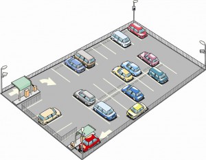 駐車場の録画機関