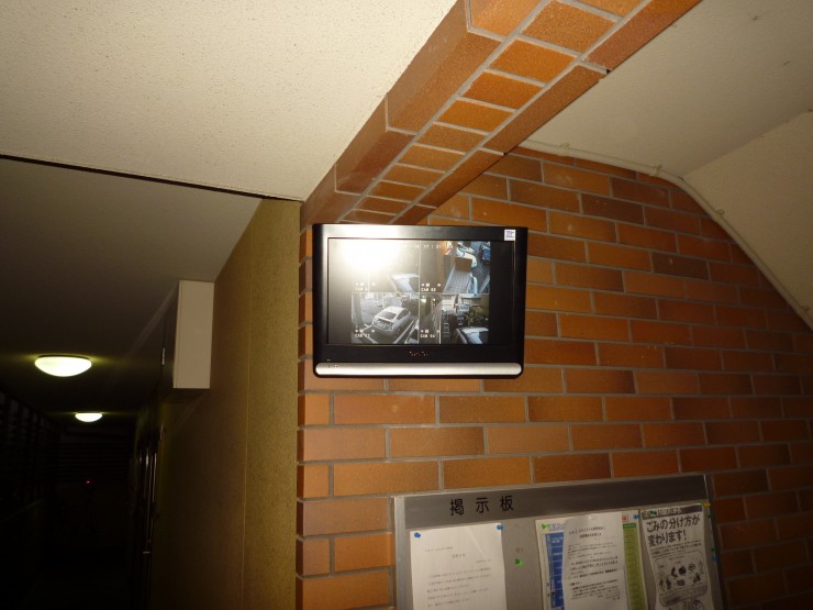 渋谷区のマンションの防犯カメラ設置