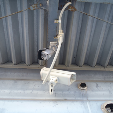 川崎の工場にフルハイビジョン防犯カメラを設置した事例
