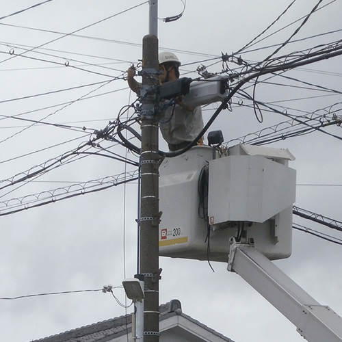 電気の引き込み工事