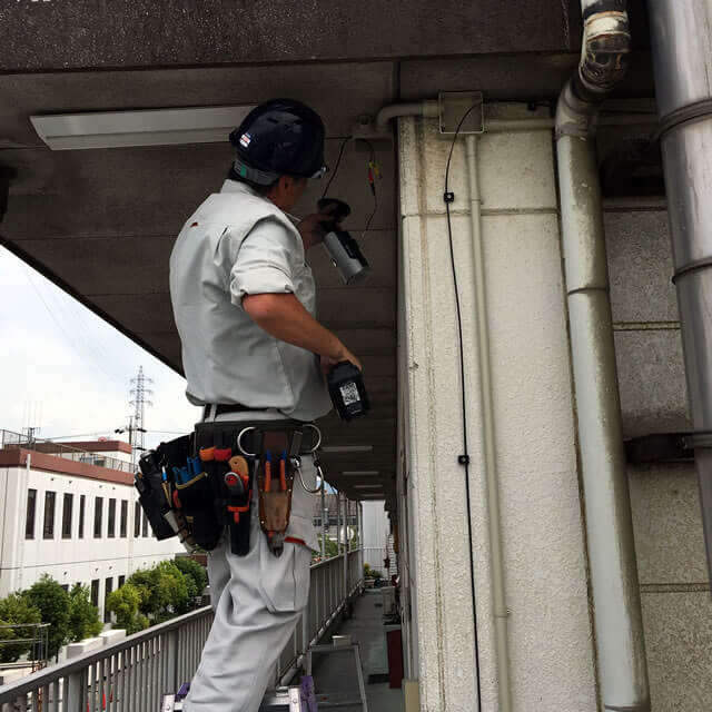 藤沢市カメラ工事の様子２