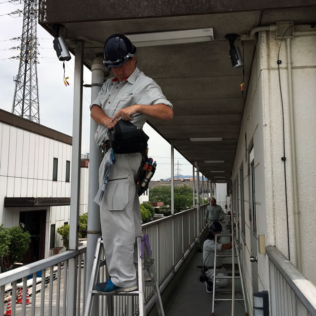 藤沢市カメラ工事の様子３