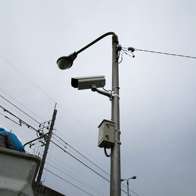 東京都の防犯カメラ工事